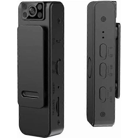 Caméra L8+ WiFi HD 1080P Mini avec clip arrière, enregistreur audio et vocal pour les forces de l'ordre (1/5)