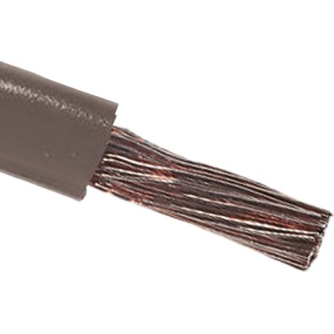 Câble triple homologation RS PRO, Gris, Section 10 mm² 8 AWG, 600 V, , Triple homologation PVC ( Prix pour Bobine de 100 Mètres )