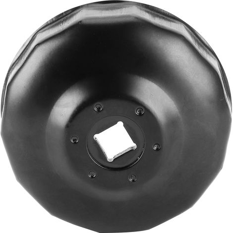Llave universal para filtros de 76 mm y 14 pies con vaso para coches y motocicletas, de aluminio.
