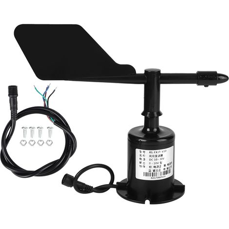 [Sensor anemómetro de viento] + [Sensor de velocidad del viento] + [Señal de 8 direcciones de 0-10 V] + [Policarbonato para exteriores] (1/5)