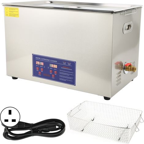 Nettoyeur Ultrasonique 30L Cuve Acier Inoxydable avec Chauffage et Minuteur, Bac de Nettoyage Numérique PS-100AUK 220V, Usage Industriel et Domestique, Puissant et Silencieux (1/5)
