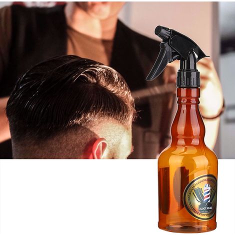 Vaporisateur à Eau Rechargeable 650ml pour Soins Capillaires - Flacon Pulvérisateur Vintage Brun (1/4)