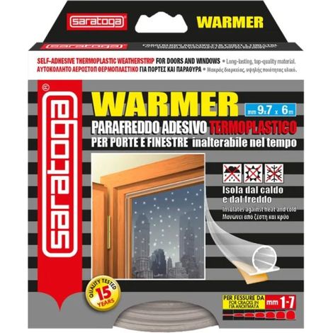 Saratoga Parafreddo Porte Finestre 6mt 9x7mm Trasparente