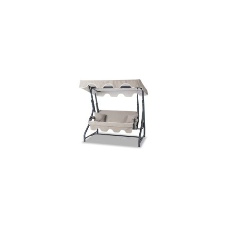 Amaca wellhome 2 posti cuscini beige 170x110x170 cm