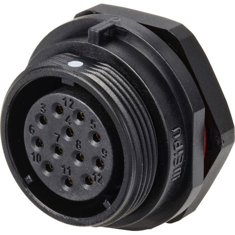 Weipu SP2112 / S 12 Rundstecker Buchse, Einbau Gesamtpolzahl: 12 Serie (Rundsteckverbinder): SP21 1 (1/4)