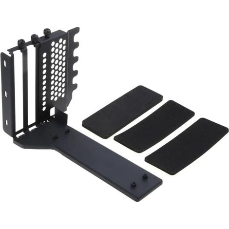 Support vertical universel pour carte graphique ATX Matx VGA Support de direction pour cartes graphiques 3090, 4090, facile à installer Noir (1/5)