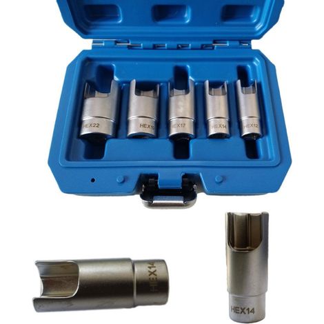 Trade Shop - KIT 5 KALLE FÜR ELEKTRISCHE SAMMLUNG INIETTORI SCALANATE HEX 12-22 - (1/4)
