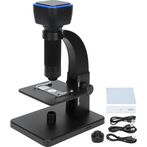 Microscope numérique 315W 2000X HD, loupe binoculaire avec connexion WiFi et USB, lentilles doubles, grossissement élevé pour observation précise (1/5)