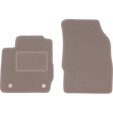 Tappetini anteriori beige per: Ford Fiesta MK7 hatchback (2011-2017)