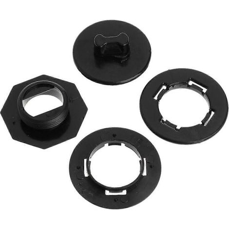 Clips de fixation pour tapis de voiture noirs haut de gamme, pinces et manchons de maintien au sol (1/5)