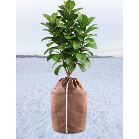 CCYKXA Thermal protection for outdoor plants, 45 x 50 cm, winter protection for potted plants, pot protector with drawstring, frost protection for plants (1/5)