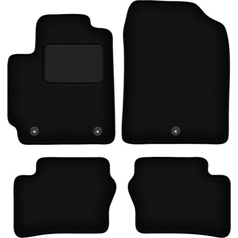 Tapis en velours noir pour : Kia Picanto III à hayon (2017-) (1/5)