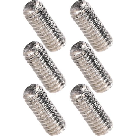 Kit d'assortiment de 50 vis sans tête en acier inoxydable A2-70, vis de fixation M2,5 x 6 (1/5)