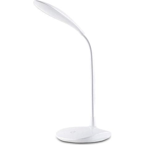 Lámpara de escritorio portátil recargable a pilas, 3 modos de color, control táctil, intensidad ajustable, inalámbrica, 1 200 mAh (1/5)