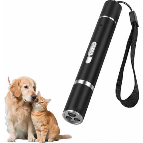 Interaktives Katzenspielzeug, USB-aufladbar, kompakt und tragbar, Schwarz (1/5)