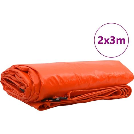 Maison Exclusive - Telo 650g / m² Arancione 2 x 3 m Tela con rivestimento in PVC