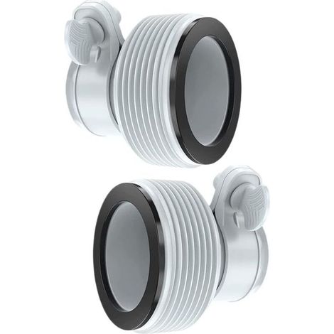 Intex Kit adaptateur de conversion de tuyau B pour tuyau Intex B Pool 3,2 cm à 3,8 cm Pièces de conversion de rechange (1/4)