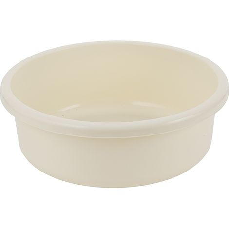 Bol rond en plastique 36 cm 9 L crème - Ben