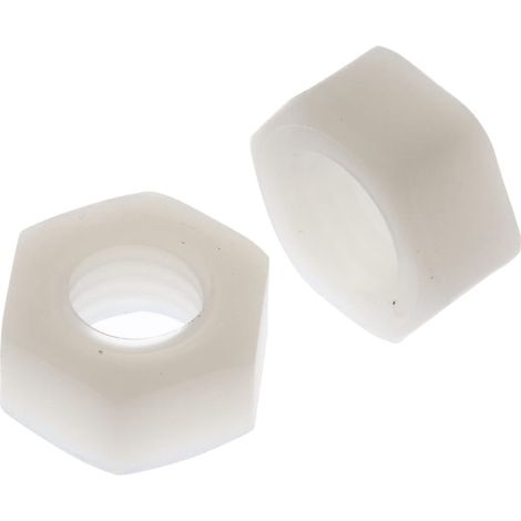 Écrou hexagonal M8 RS PRO, en Nylon ( Prix pour Sachet de 50 )