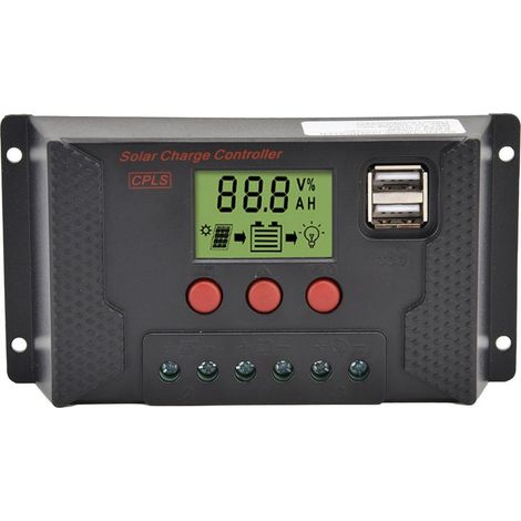 Solar controller PWM 20A 12V/24V Automatica, Pannelli solari (1/5)
