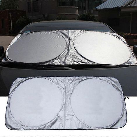 Pare-soleil de pare-brise avant et arrière pour voiture, protection solaire UV, film pare-soleil pour voiture (1/5)