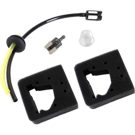2x filtres à air avec tuyau à essence pour moteur GX31 GX22 17211-ZM3-800 (1/5)