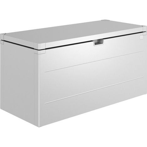 Baule da esterno Stylebox 140 in acciaio zincato colore argento metallizato (1/5)