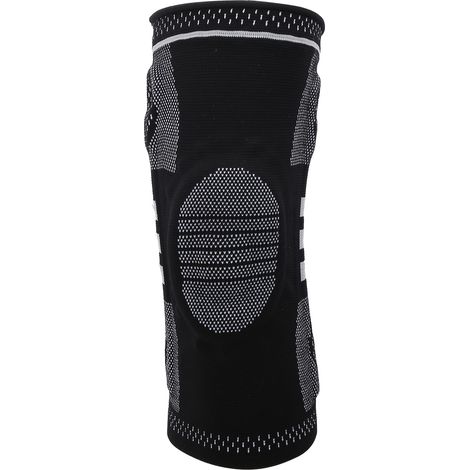 Genouillère sportive élastique bandage de protection rotulienne, soutien genou, taille L (1/5)