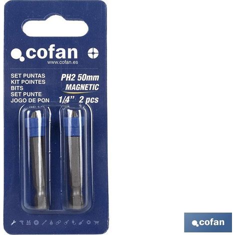 Set mit 2 1/4 Spitzen mit Ph-2-Magnetismus (1/2)