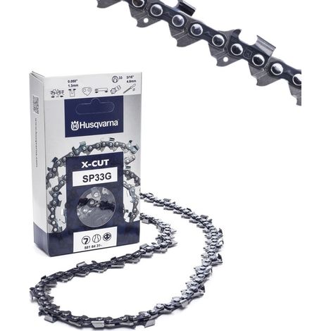 Husqvarna X-CUT SP33G Catena motosega passo 325" - 1,3 mm 0.050" nuovo modello - Numero maglie: 51