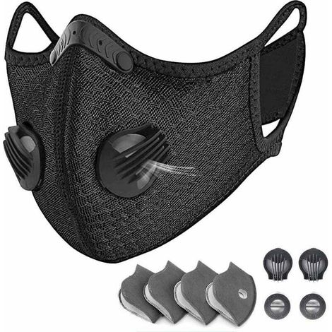 Masque de sports de plein air enfants adultes masque d'équitation masque noir sac anglais