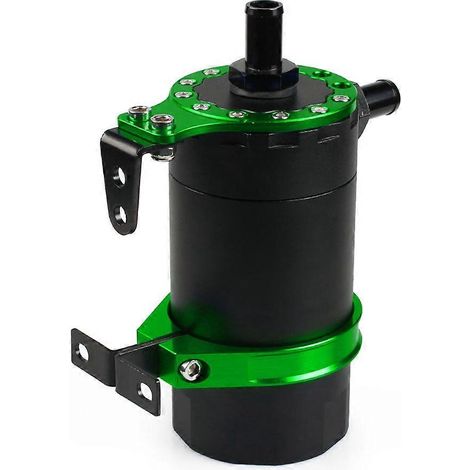 Kit séparateur huile-gaz perméable pour automobile, kit de réservoir séparateur huile-gaz avec filtre, compatible avec les modifications de voiture, écologique. (1/5)