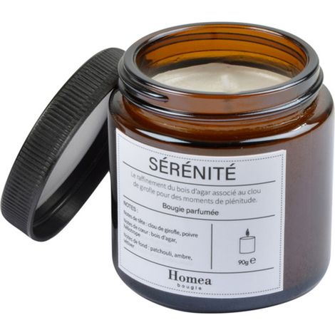 Bougie Verrine Parfumée "Apothicaire" 90g Sérénité (1/3)