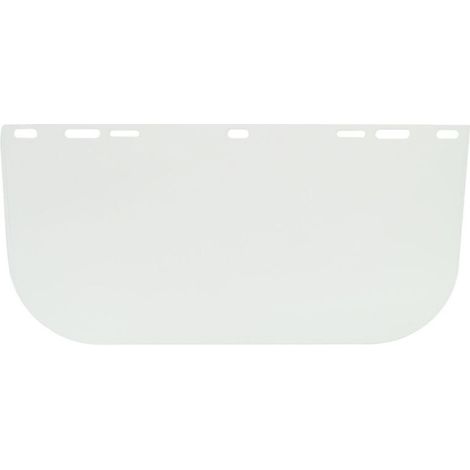 Lote de 10 visières de protection en polycarbonate transparentes, dimensions L40xH20 cm (1/5)