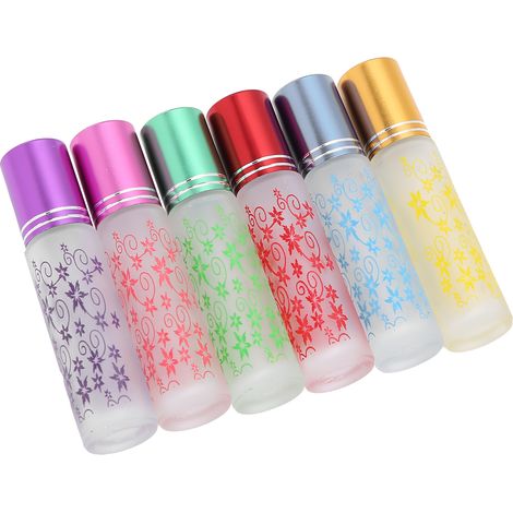 Huile Essentielle 10ml Flacon Rouleau Anti-Fuite, Bouteilles Vides à Billes, Lot de Contenants pour Aromathérapie, Format Voyage (1/5)