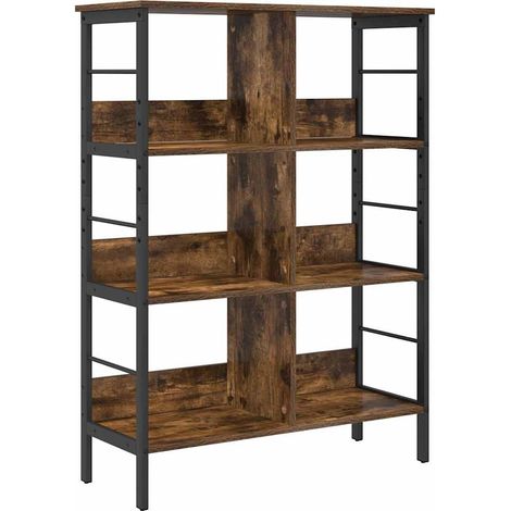 Maison Exclusive - Bücherregal Geräucherte Eiche 82 x 32 x 112 cm