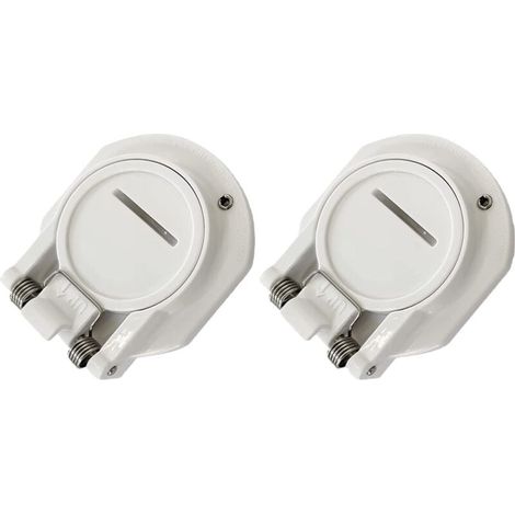 Pack Free Rotating Safety Locks Replacement Wall Mount Safety Holder for Hayward Navigator Pool Cleaner (White) MUMU (1/4)