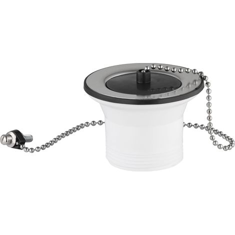 Bonde à bouchon évier inox Ø50 NOYON & THIEBAULT 1'1/2