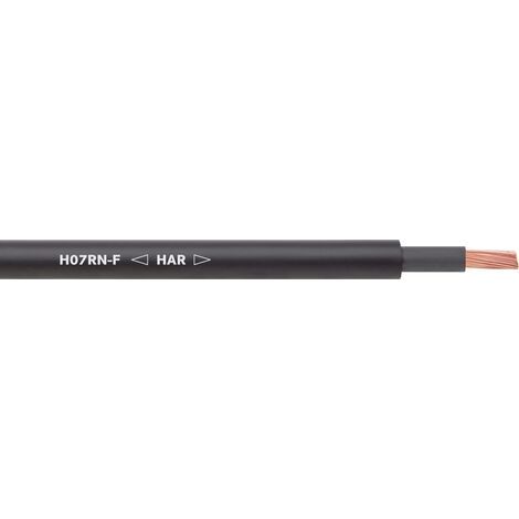 LAPP 1600196 H07RN-F 1 X 25 MM² CÂBLE EN CAOUTCHOUC FLEXIBLE SANS CONDUCTEUR DE PROTECTION I CÂBLE RÉSISTANT AUX UV POUR L'EXTÉR (1/5)