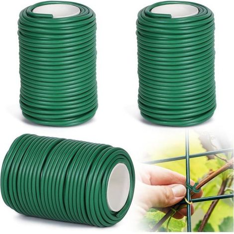 3 liens de jardinage pour ligatures 20 m x 3,5 mm, attaches pour plantes grimpantes, formation et soutien des végétaux (1/5)