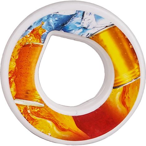 Wasserflaschenring mit Fruchtduft (PP, 4,5 cm), mehrfarbig – 1 Ring, innovatives zucker- und kalorienfreies Trinkerlebnis (1/4)