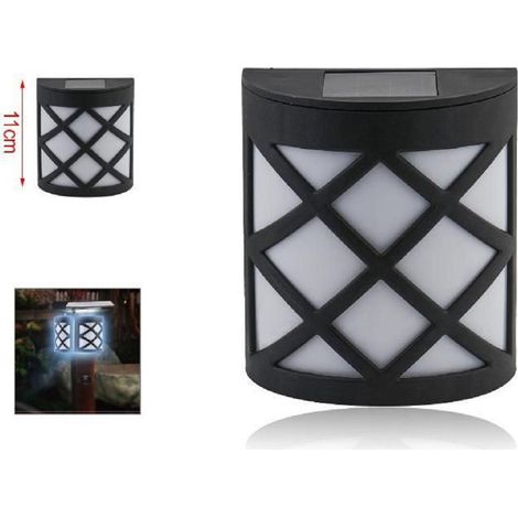 Trade Shop - Lampada Ad Energia Solare Applique Da Muro Parete A Led 11 Cm Giardini 2003001 - (1/2)