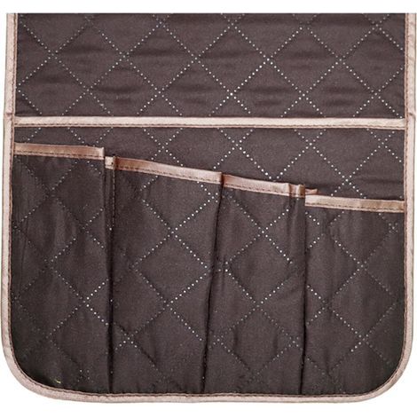 Burgunderroter Sofa-Armlehnen-Organizer mit 5 Fächern, kompatibel mit Relaxsesseln/Sesseln/TV-Aufbewahrung (1/5)