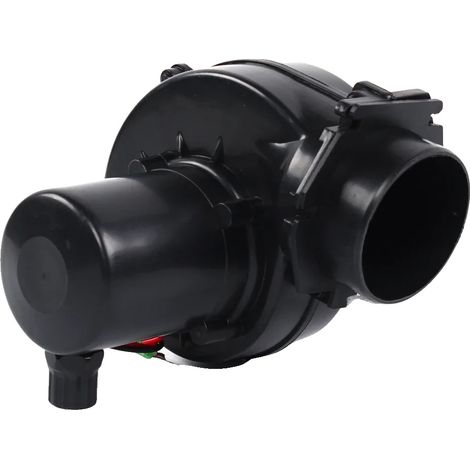 Ventola del turbocompressore elettrica, ABS resistente, migliora la potenza del motore, nero (1/2)
