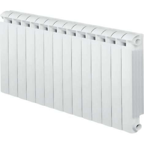 Zentralheizung aus Aluminiumguss 14 Elemente weiß KLASS 700, 2072w