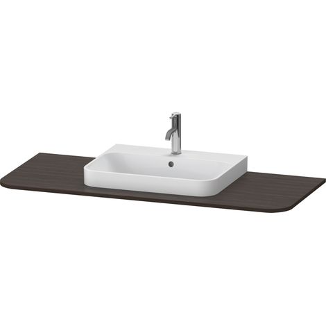 Console Duravit Happy D.2 Plus, 1300x550 mm, 1 découpe au centre, (1/5)