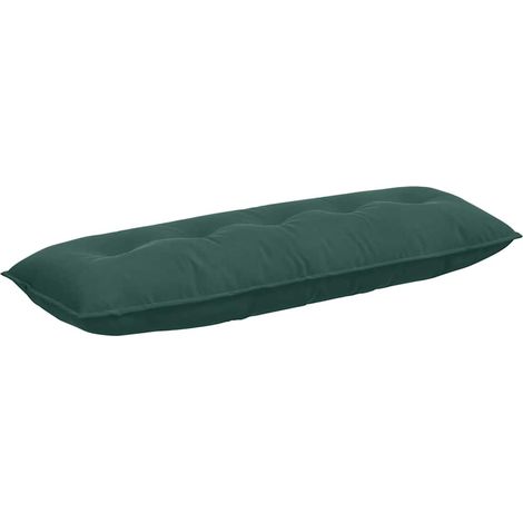Back Pillow Dark Green 140 x 50 cm Corduroy Fabric vidaXL