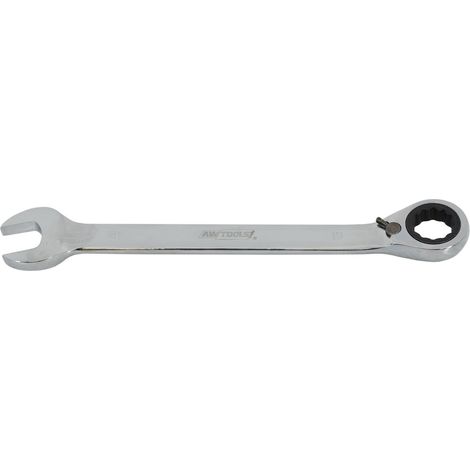 Awtools klucz płasko-oczkowy z grzechotką 15mm