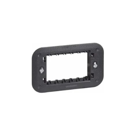 Supporto 4 posti compatibile con Bticino Living Now BSN