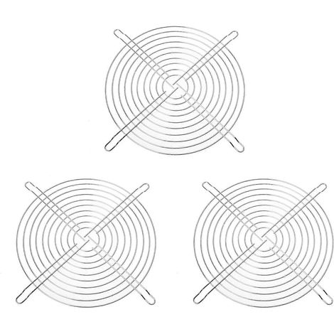 grilles de protection métalliques pour ventilateurs de boîtier PC (200 mm) (1/4)